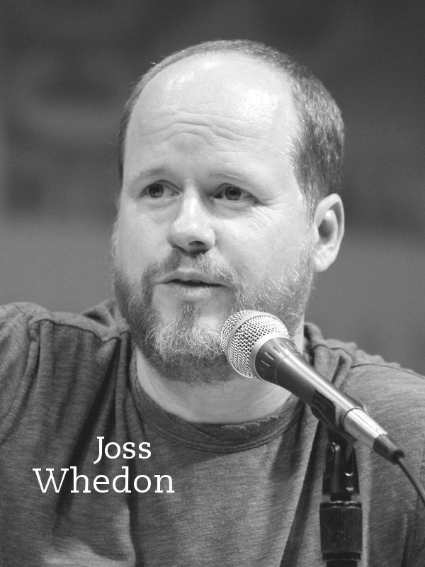 Joss Whedon speaking at a microphone for Other e-reader wallpaper or screensaver featuring joss and whedon and more