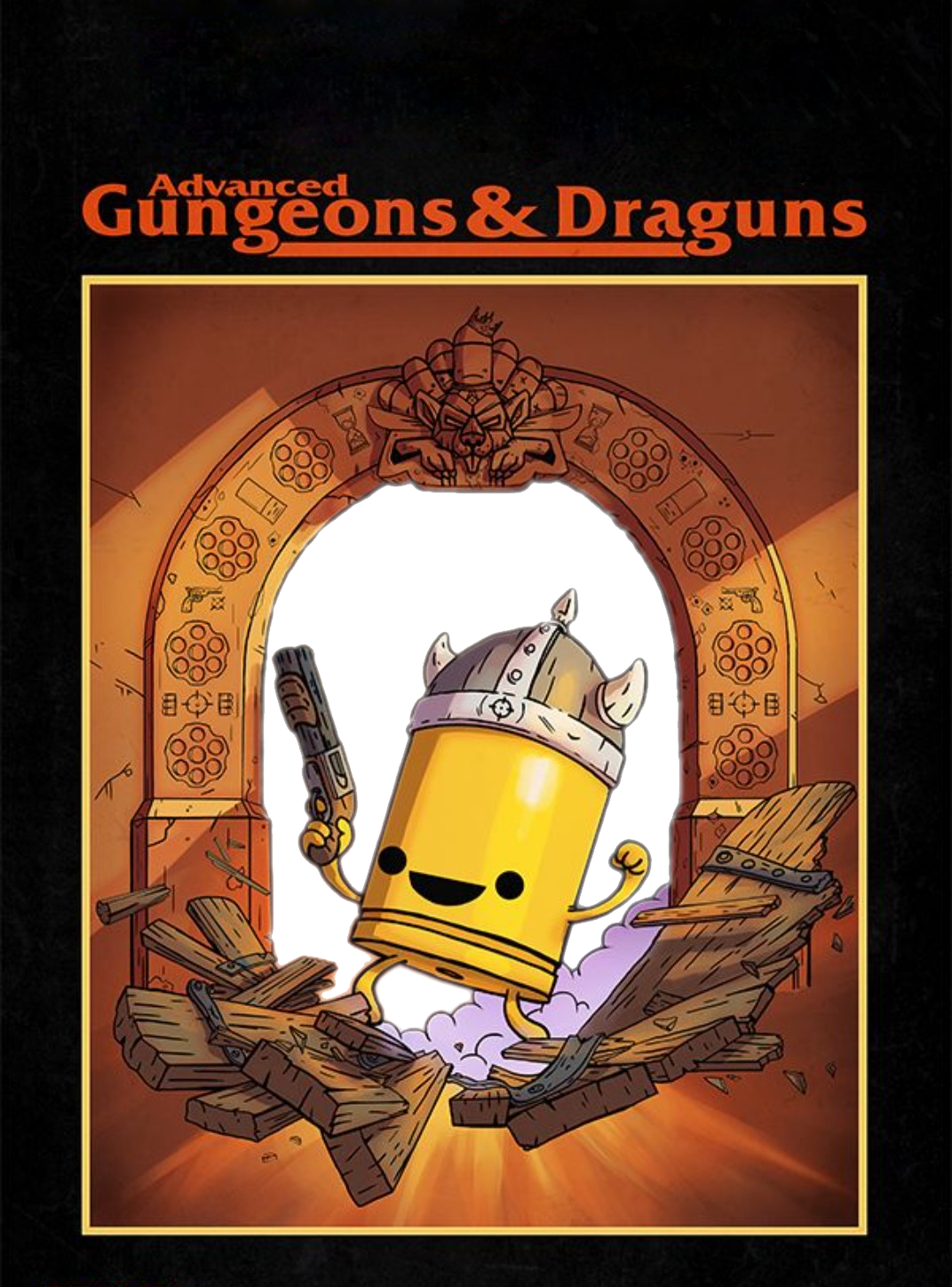 Advanced Gungeons & Draguns - Bullet Kin Character for Other e-reader wallpaper or screensaver featuring gamedev and game and more