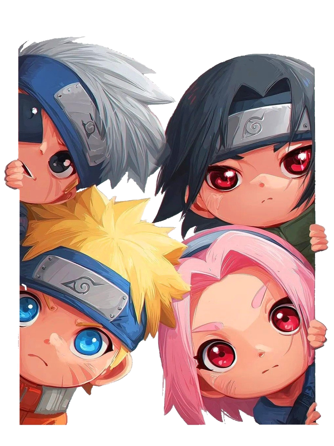 Naruto spy mission for Kobo Libra e-reader wallpaper or screensaver featuring color and naruto and more