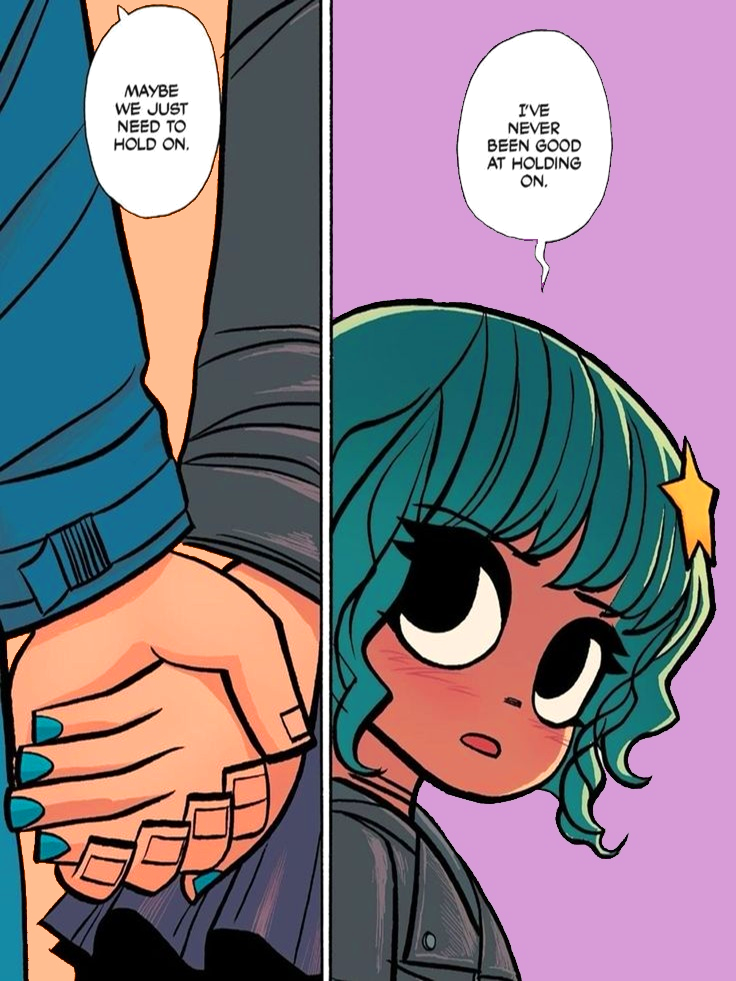 Scott & Ramona for Kobo Libra e-reader wallpaper or screensaver featuring color and transparent and more