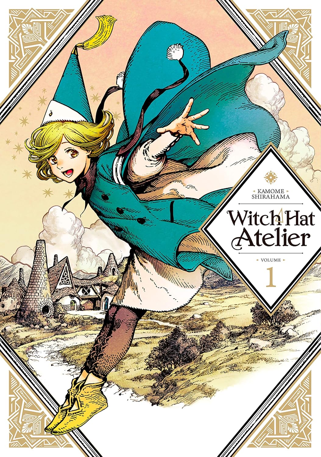 Witch Hat Atelier manga cover for Other e-reader wallpaper or screensaver featuring witch hat atelier and anime and more