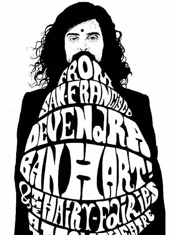 Devendra Banhart Poster for Other e-reader wallpaper or screensaver featuring poster and devendra-banhart and more