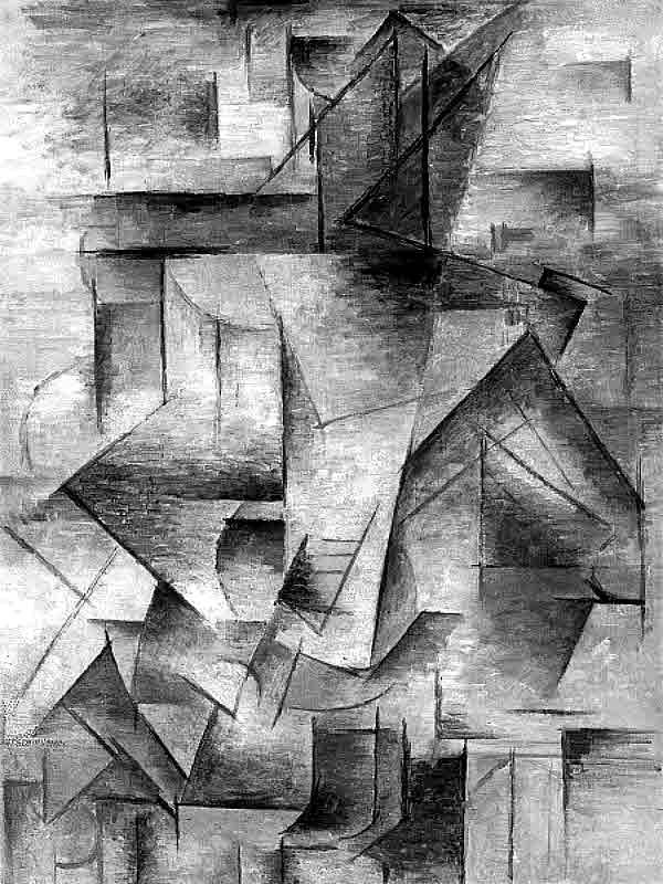 Harlequin with Guitar for Other e-reader wallpaper or screensaver featuring cubism and painting and more