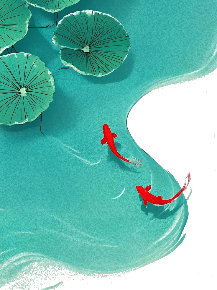 colored fish for Kindle Paperwhite e-reader wallpaper or screensaver featuring png and minimal