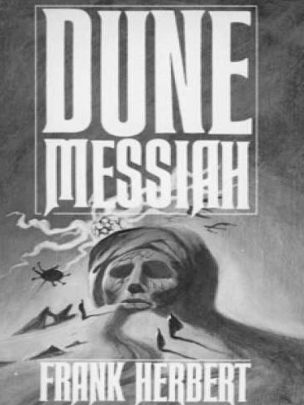 Dune Messiah by Frank Herbert book cover for Other e-reader wallpaper or screensaver featuring dune and messiah and more