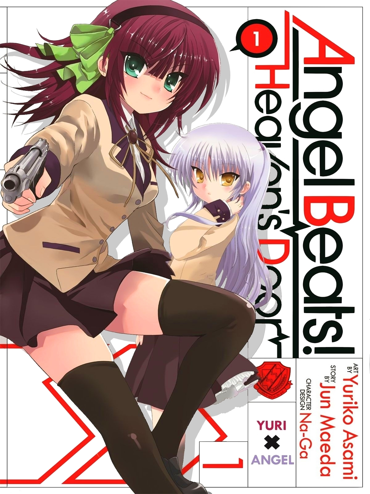 Angel Beats: Teen afterlife purgatory for Kobo Libra e-reader wallpaper or screensaver featuring color and manga and more