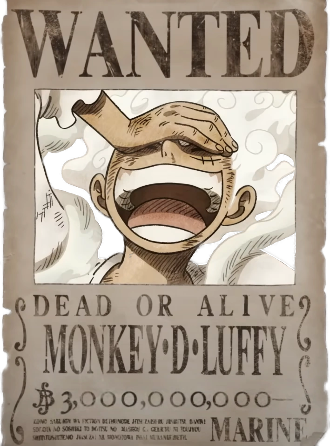 Monkey D Luffy Wanted Poster for Kindle Paperwhite wallpaper featuring anime and one piece and more