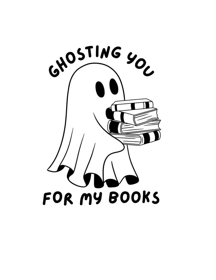 reader ghost for e-reader e-reader wallpaper or screensaver featuring cute and minimal and more