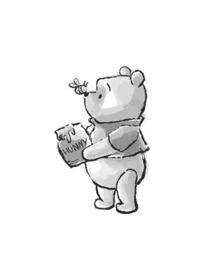 Pooh for Kindle Paperwhite e-reader wallpaper or screensaver