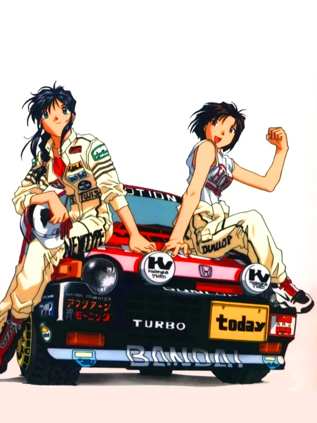 YUA - Miyuki, Natsumi & Honda City for Kobo Libra e-reader wallpaper or screensaver featuring color and transparent and more