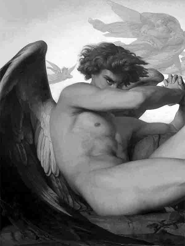 The Fallen Angel for Kindle Paperwhite e-reader wallpaper or screensaver featuring painting and angel and more