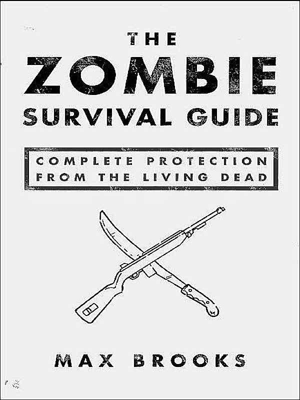 The Zombie Survival Guide book cover for Other e-reader wallpaper or screensaver featuring zombie and survival and more