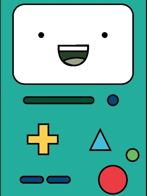 colored bmo for Kindle Paperwhite e-reader wallpaper or screensaver featuring color and png and more
