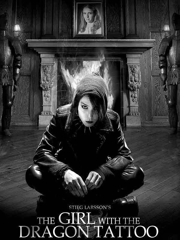 The Girl with the Dragon Tattoo movie poster for Other e-reader wallpaper or screensaver featuring movie and poster and more