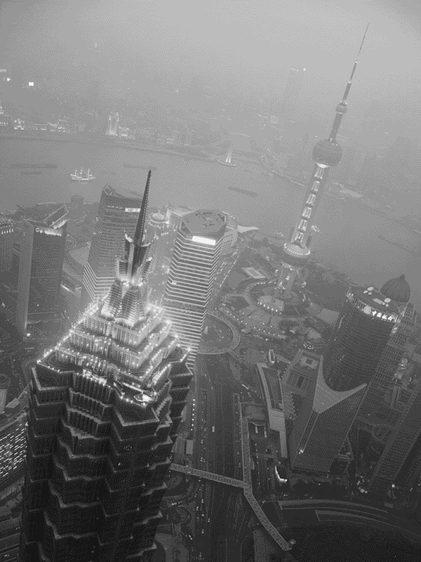 Shanghai skyline at night, Pudong district for Other e-reader wallpaper or screensaver featuring shanghai and skyline and more