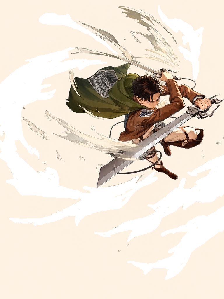 Levi text under splashes for e-reader e-reader wallpaper or screensaver featuring levi and aot and more