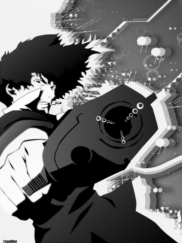 Anime character with futuristic weapon for Other e-reader wallpaper or screensaver featuring anime and illustration and more