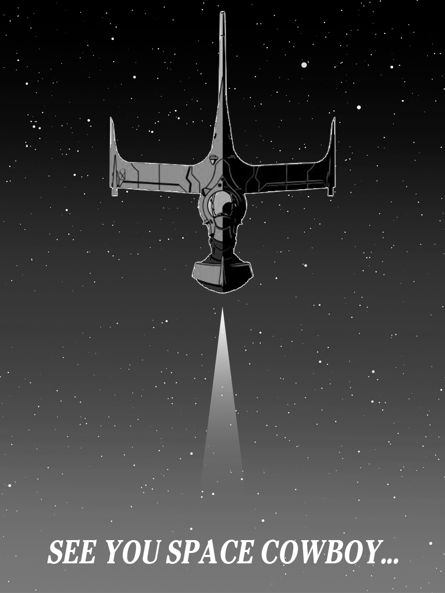 Swordfish II spaceship flying through space for Other e-reader wallpaper or screensaver featuring spaceship and space and more