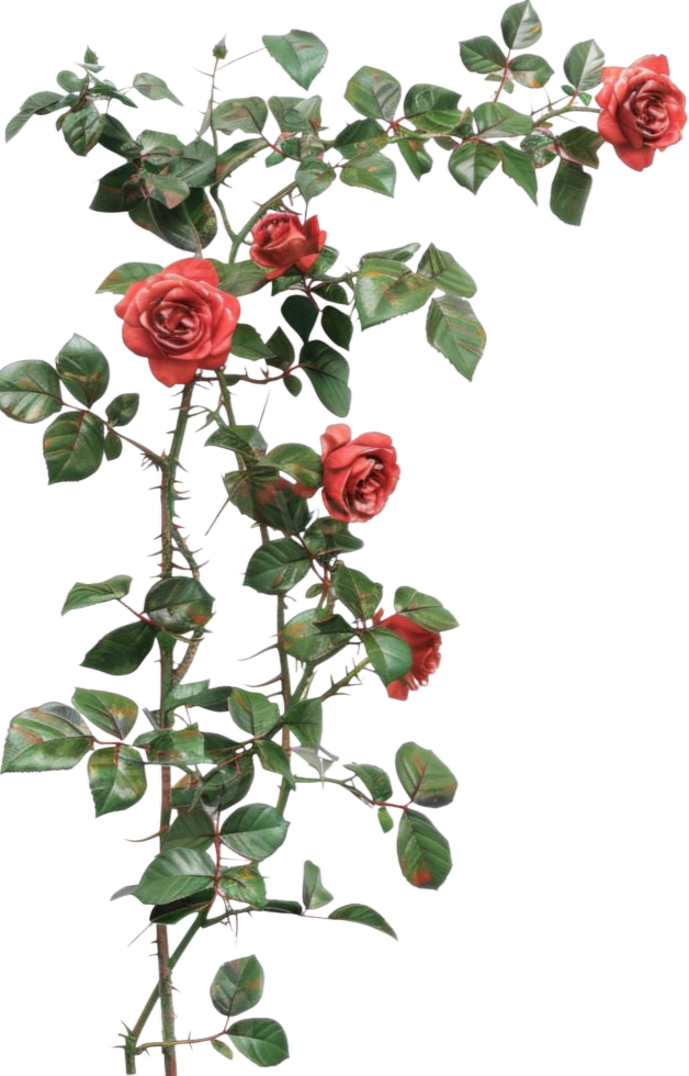 Rosebush for Kobo Clara e-reader wallpaper or screensaver featuring roses and flowers and more