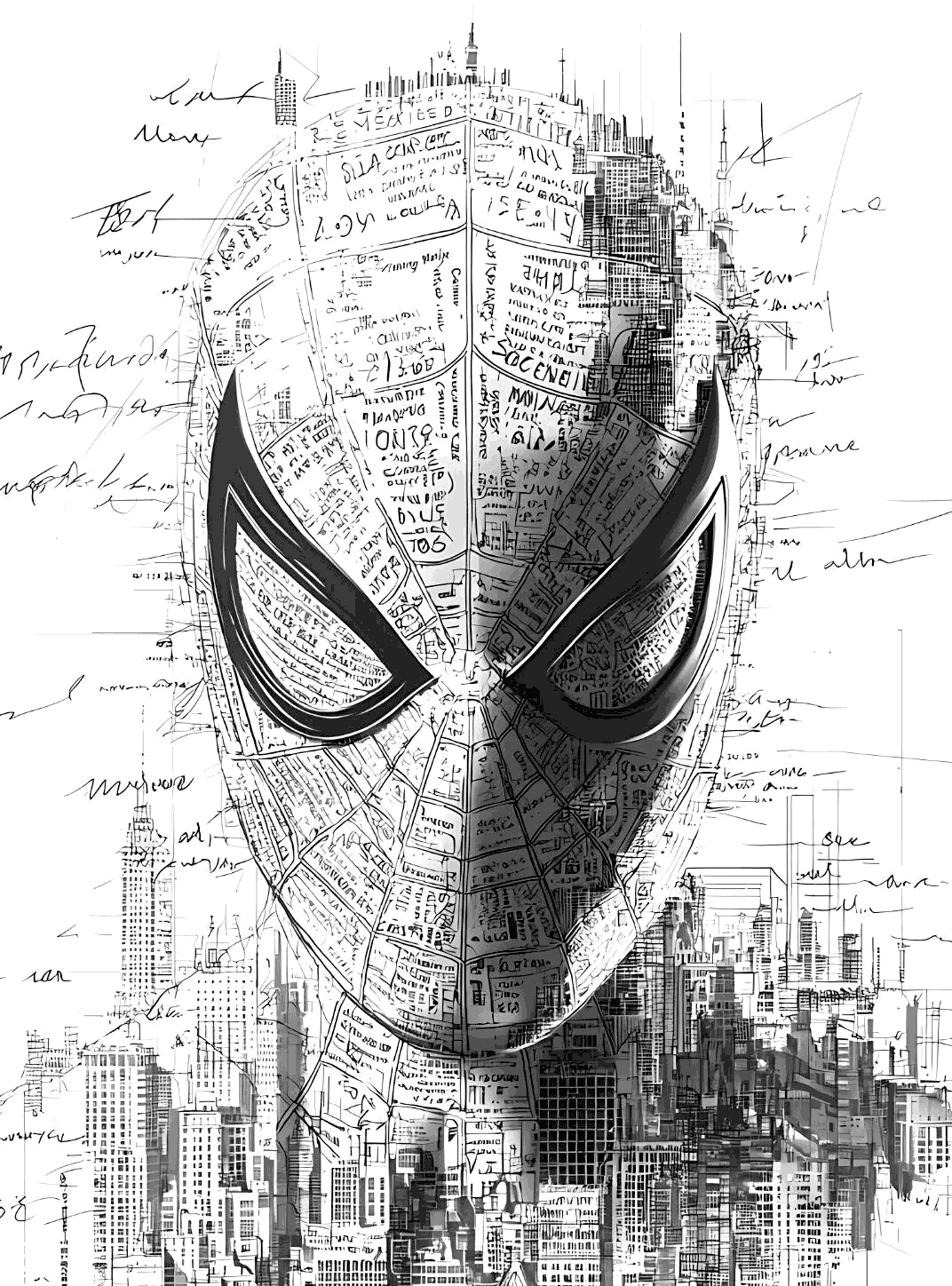 Spiderman for Other e-reader wallpaper or screensaver featuring black and white and spiderman and more