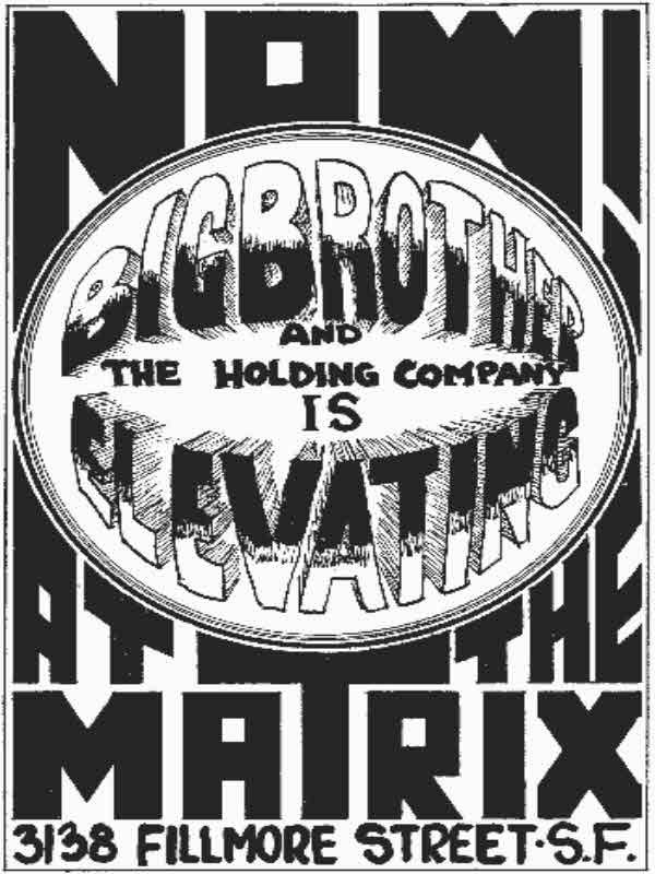 Big Brother and the Holding Company poster for Other e-reader wallpaper or screensaver featuring vintage and psychedelic and more