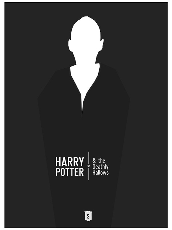 Minimalist Voldemort silhouette for Harry Potter poster for Other e-reader wallpaper or screensaver featuring voldemort and harry-potter and more