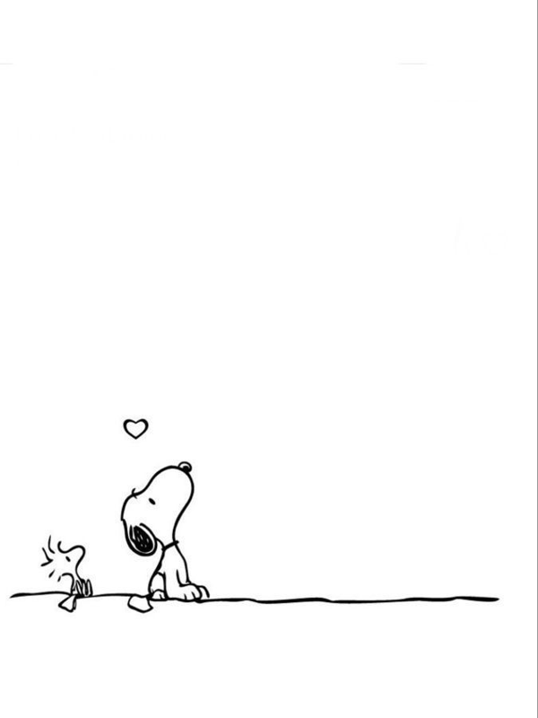 Snoopy and Woodstock share a moment for Other e-reader wallpaper or screensaver featuring snoopy and woodstock and more