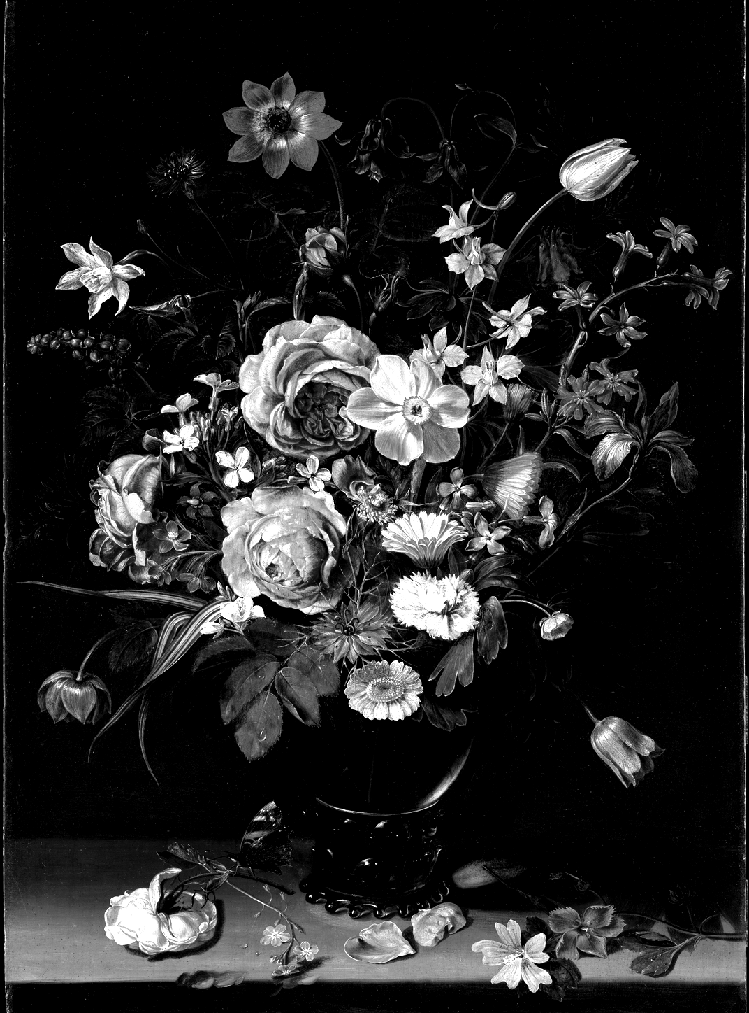 Floral still life with roses and tulips for Other e-reader wallpaper or screensaver featuring flowers and floral and more