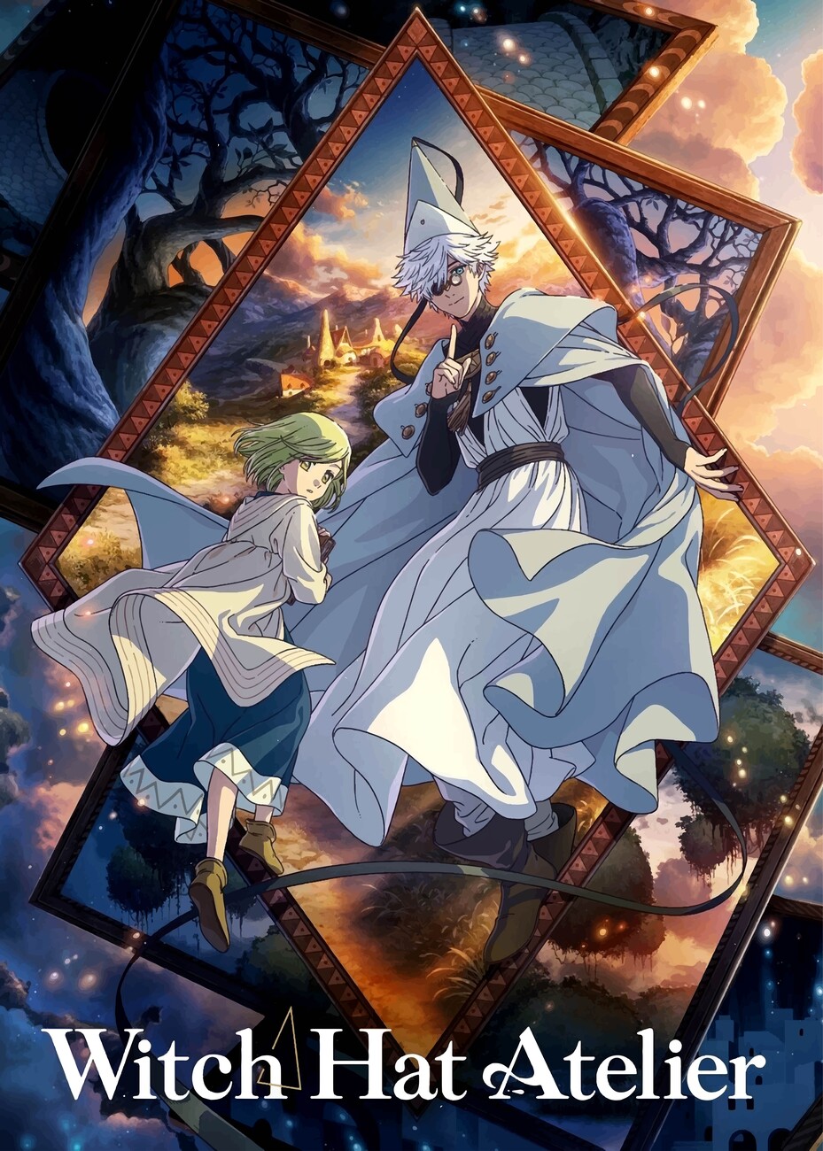 Witch Hat Atelier poster for e-reader e-reader wallpaper or screensaver featuring witch hat atelier and anime and more