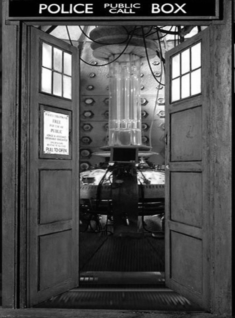 TARDIS interior view from a police public call box for Other e-reader wallpaper or screensaver featuring tardis and doctor who and more