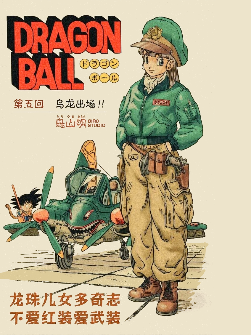 Dragon Ball cover art for Kobo Libra e-reader wallpaper or screensaver featuring color and manga and more