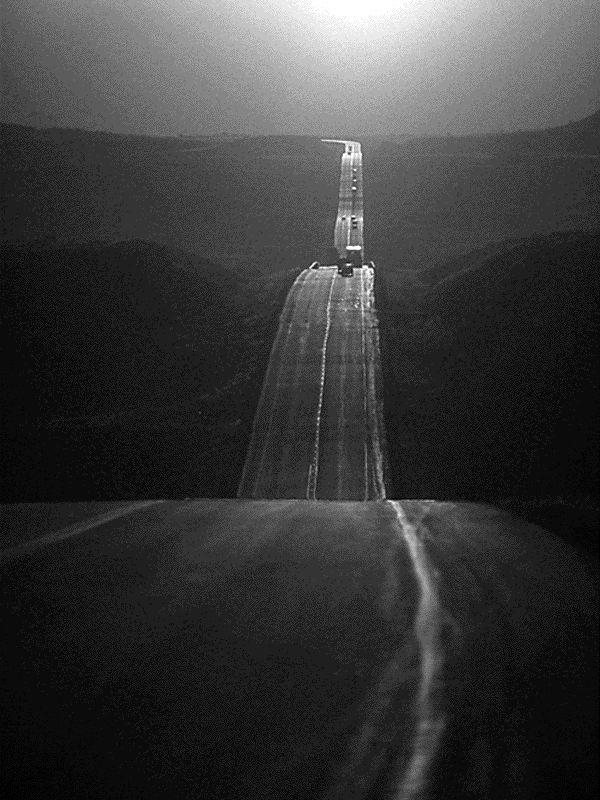 Highway vanishing into haze for Other e-reader wallpaper or screensaver featuring highway and road and more