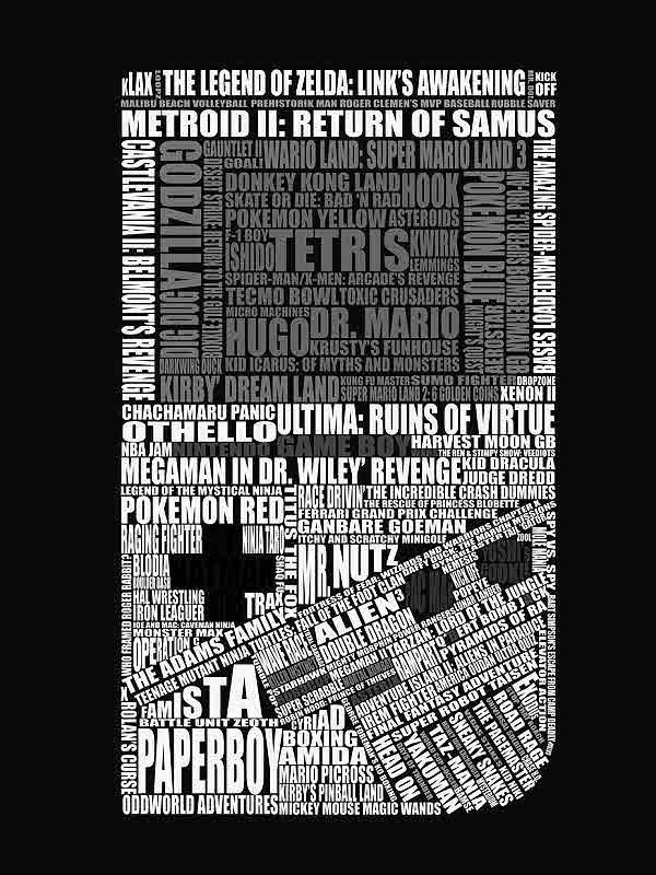 Collage of Video Game Titles for Other e-reader wallpaper or screensaver featuring video games and retrogaming and more