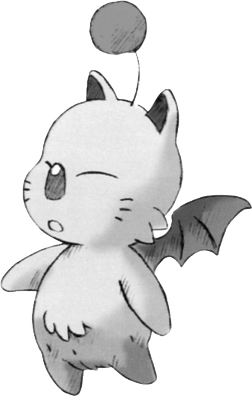 Final Fantasy Moogle with Pom-Pom and Wings for Other e-reader wallpaper or screensaver featuring moogle and final fantasy and more