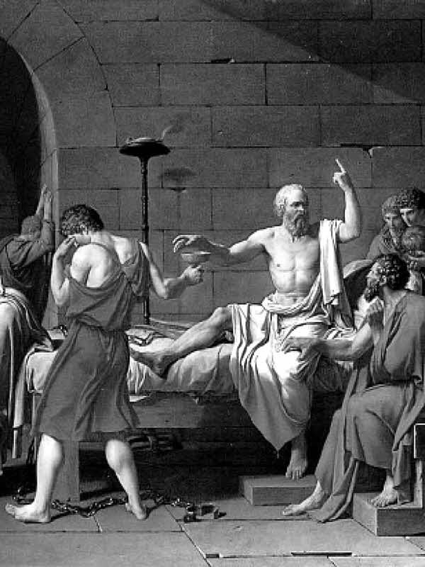 The Death of Socrates for Other e-reader wallpaper or screensaver featuring ancient-greece and philosophy and more
