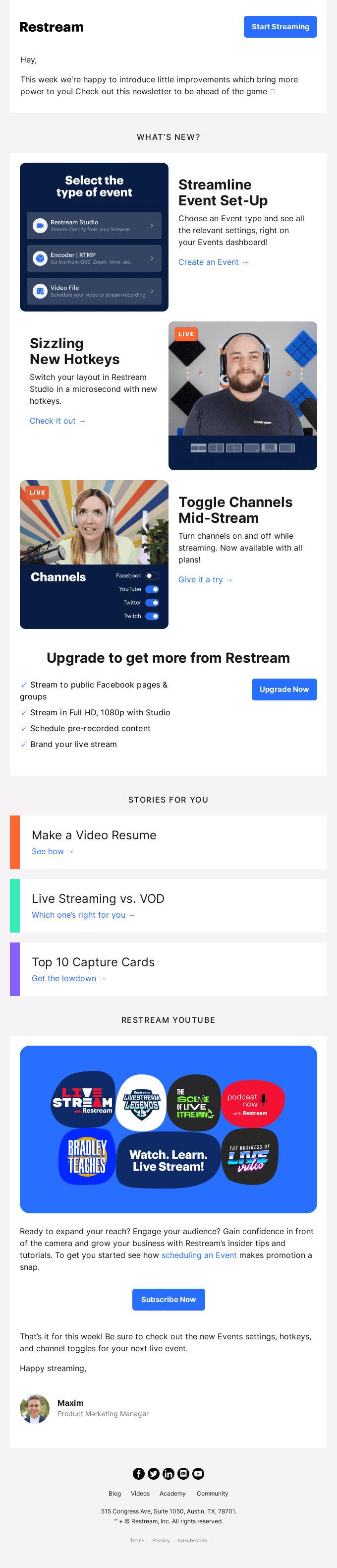 A Whole Set Of Amazing Upgrades To Your Streaming Power