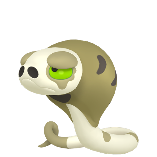 Silicobra - Ground type Pokemon from Pokemon Sword and Shield with stats, moves, and evolution data
