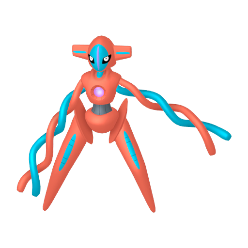Deoxys - Psychic type Pokemon from Pokemon Ruby and Sapphire with stats, moves, and evolution data