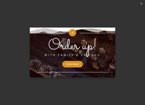 Restaurant & Cafe Popup