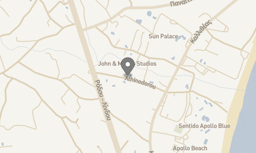 Lokation for Rhodian Rose Hotel