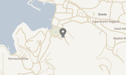 Lokation for Sofibel Sivota Suites m/ morgenmad