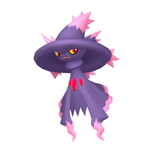 Mismagius - Ghost type Pokemon from Pokemon Platinum with stats, moves, and evolution data
