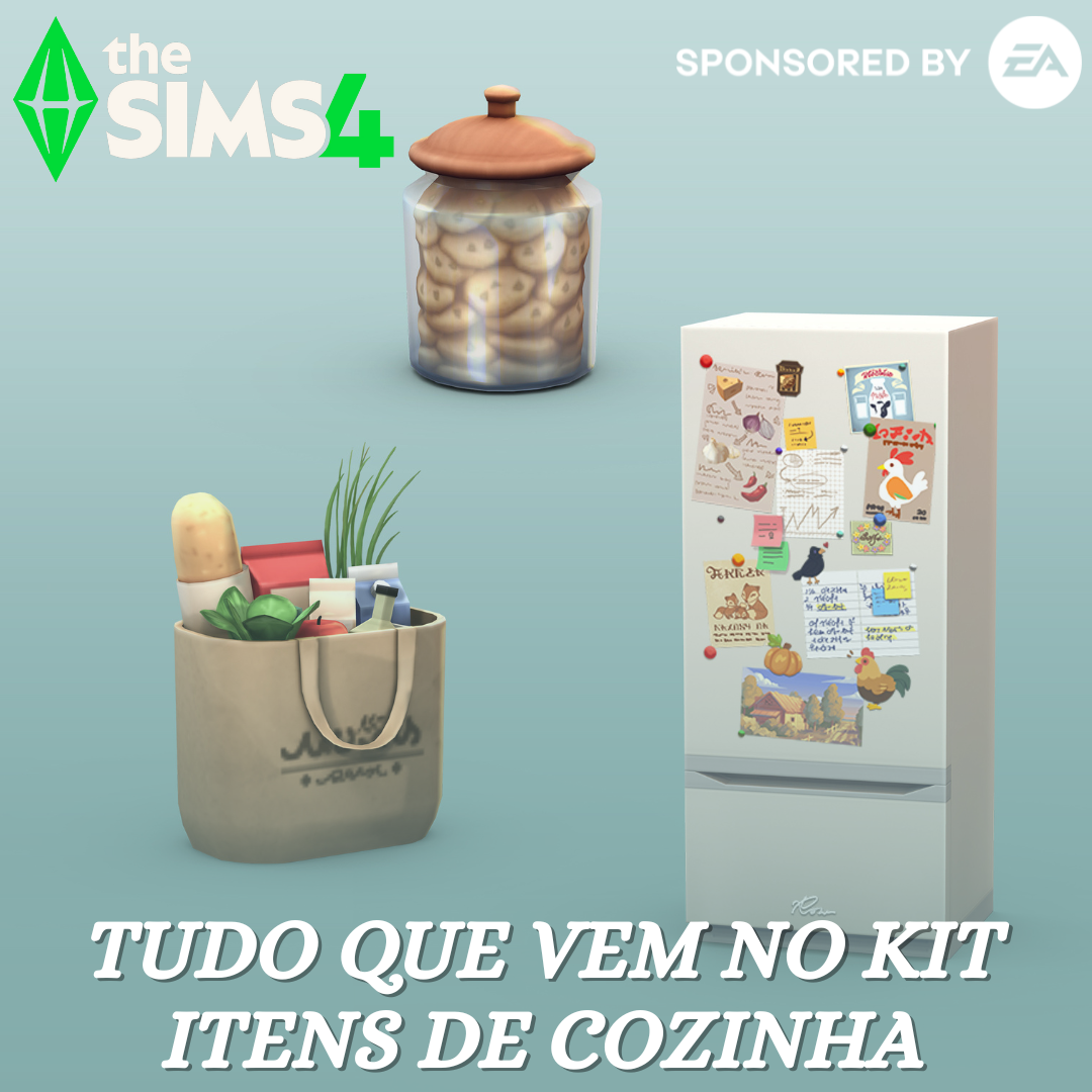🍴 TUDO QUE VEM NO KIT ITENS DE COZINHA | THE SIMS 4