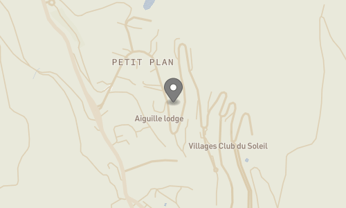 Lokation for Chalet Le Lauzon