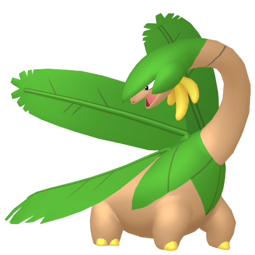 Tropius - Grass/Flying type Pokemon from with stats, moves, and evolution data