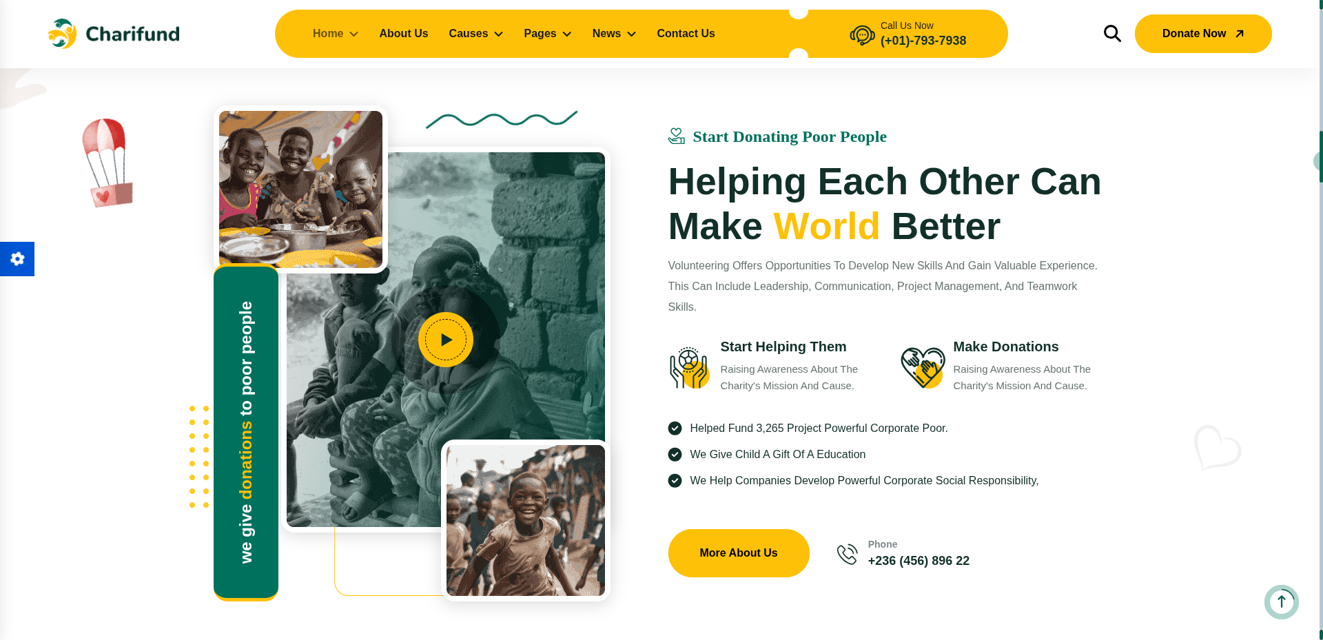 Charifund: Nonprofit Fundraising Platform project screenshot 3