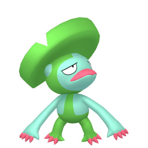 Lombre - Water/Grass type Pokemon from Pokemon Sword and Shield with stats, moves, and evolution data