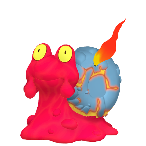 Magcargo - Fire/Rock type Pokemon from Pokemon X and Y with stats, moves, and evolution data