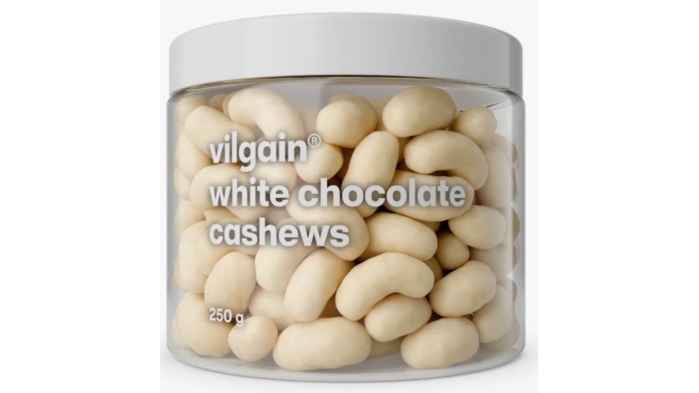 Kešu v bílé čokoládě 250g