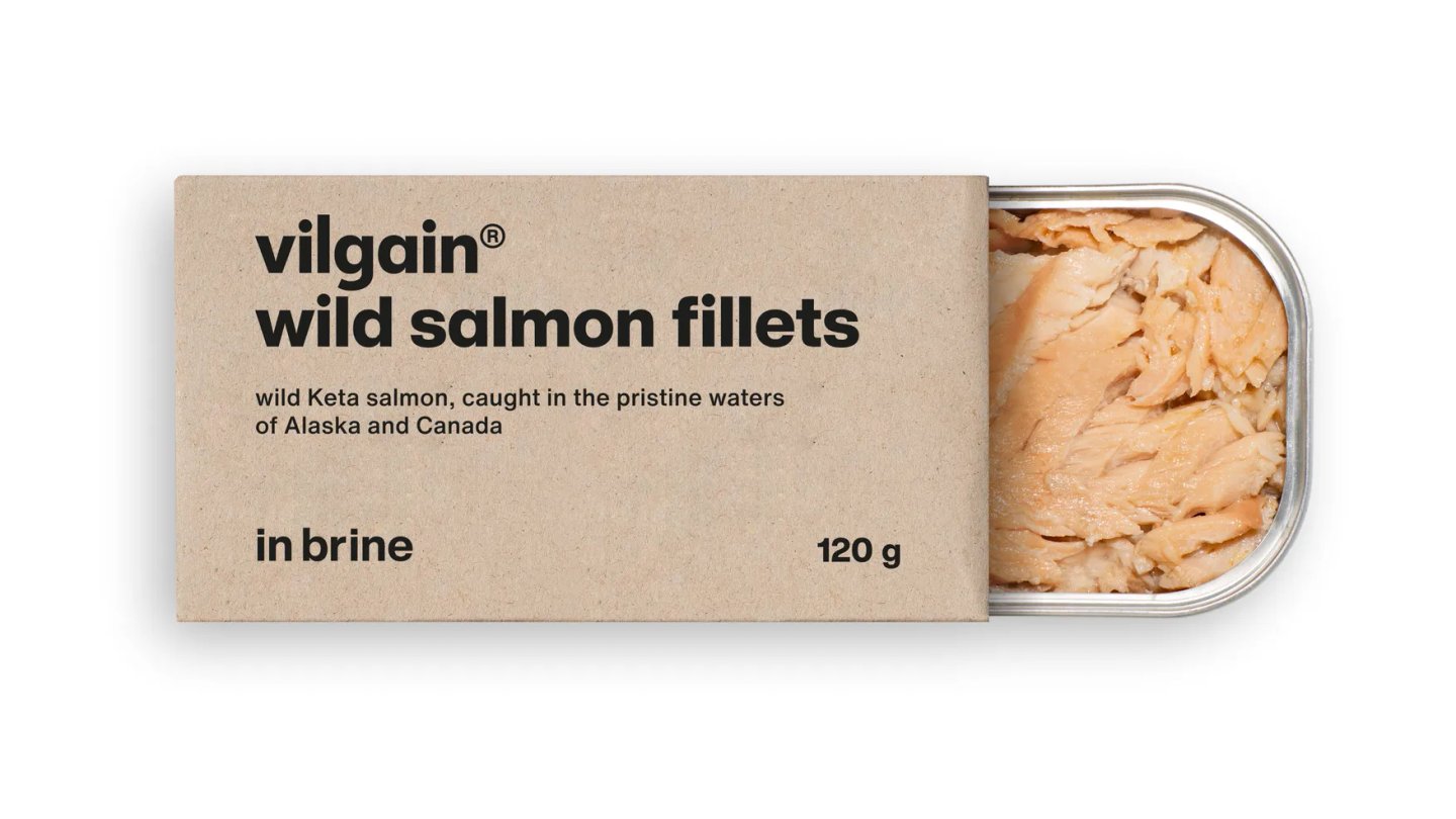 Filety z divokého lososa ve slaném nálevu